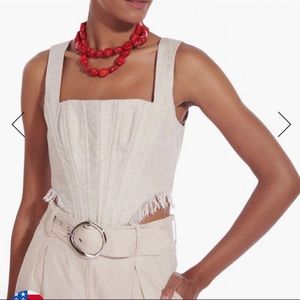 Staud corset top